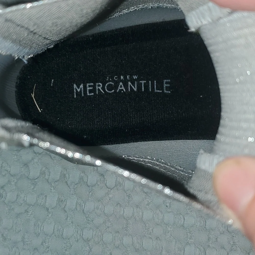 J. Crew Mercantile Chelsea Silver Booties Size 8 (#6)